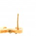 Resin Along The Nile CC Earrings Gold Black