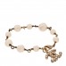 Pearl CC Bracelet Gold
