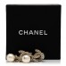 Crystal Pearl CC Drop Earrings Gold