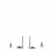 Crystal Mini Timeless CC Earrings Silver