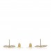 Crystal CC Earrings Gold