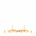 Pearl Enamel CC Drop Earrings Black