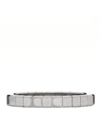 18K White Gold Ice Cube Band Ring 53 6.25