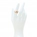 18K Rose Gold Diamond Happy Hearts Ring 51 5.75