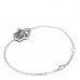 18K White Gold Diamond Happy Diamonds Hamsa Bracelet
