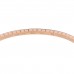 18K Rose Gold Ice Cube Bangle Bracelet