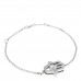 18K White Gold Diamond Happy Diamonds Hamsa Bracelet