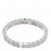 18K White Gold Ice Cube Band Ring 53 6.25