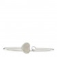 18K White Gold Diamond Mother of Pearl Happy Hearts Bangle Bracelet