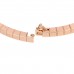 18K Rose Gold Ice Cube Bangle Bracelet