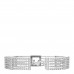 18K White Gold Diamond Ruby Happy Diamonds Curve Bracelet