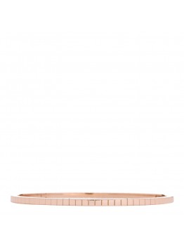 18K Rose Gold Ice Cube Bangle Bracelet