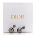 Metal Mise En Dior Tribal Earrings Black Ruthenium