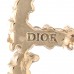 Crystal Clair D Lune Earrings Gold