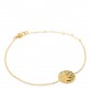 18K Yellow Gold Diamond Black Onyx Mother of Pearl Rose Celeste Bracelet