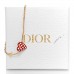 Metal Dioramour Bracelet Red Gold
