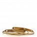Metal Crystal Dio(r)evolution Bracelet Set Gold