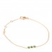 18K Yellow Gold Emerald Mimirose Bracelet