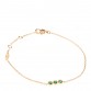 18K Yellow Gold Emerald Mimirose Bracelet