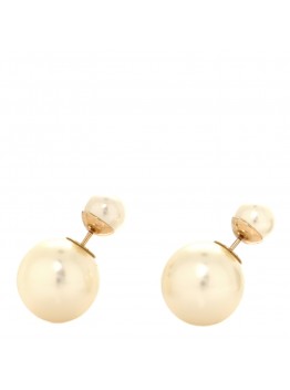 Pearl Mise En Dior Tribal Earrings Gold