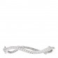 18K White Gold Diamond Bois de Rose Pave Bracelet