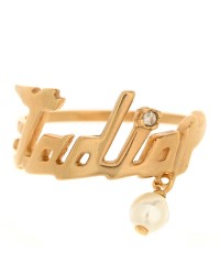 Metal Pearl J'Adior Ring L Gold