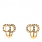 Crystal Clair D Lune Clip On Earrings Gold