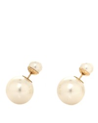 Pearl Mise En Dior Tribal Earrings Gold