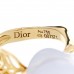 18K Yellow Gold Diamond Chalcedony Rose Dior Pre Catelan Ring 49 4.75