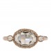 Metal Crystal Cuff Bracelet