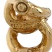Chain Link Clip On Earrings Gold