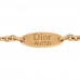 18K Yellow Gold Diamond Malachite Rose Des Vents Bracelet