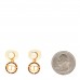 Pearl Crystal Dior Tribales Drop Earrings Gold Multicolor
