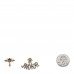 Metal Pearl J'adior Earrings Aged Gold