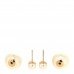 Pearl Mise En Dior Tribal Earrings Gold
