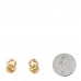 Chain Link Clip On Earrings Gold