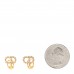 Crystal Clair D Lune Clip On Earrings Gold