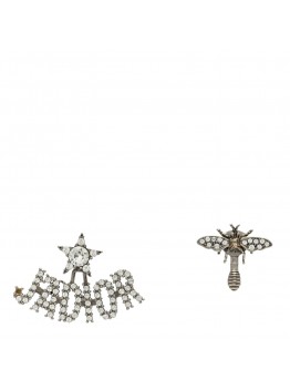Palladium Crystal J'adior Earrings