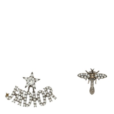 Palladium Crystal J'adior Earrings