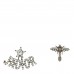 Palladium Crystal J'adior Earrings