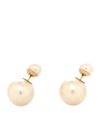 Pearl Mise En Dior Tribal Earrings Gold