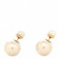 Pearl Mise En Dior Tribal Earrings Gold