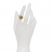 18K Yellow White Gold Diamond Black Onyx Mother of Pearl Rose Celeste Ring 50 5.25