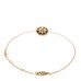 18K Yellow Gold Diamond Malachite Rose Des Vents Bracelet