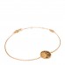 18K Yellow Gold Diamond Black Onyx Mother of Pearl Rose Celeste Bracelet