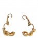 Chain Link Clip On Earrings Gold