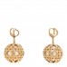 Pearl Secret Cannage Mise En Dior Tribales Earrings Gold