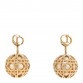 Pearl Secret Cannage Mise En Dior Tribales Earrings Gold