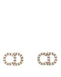 Crystal Clair D Lune Earrings Gold