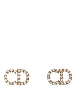 Crystal Clair D Lune Earrings Gold